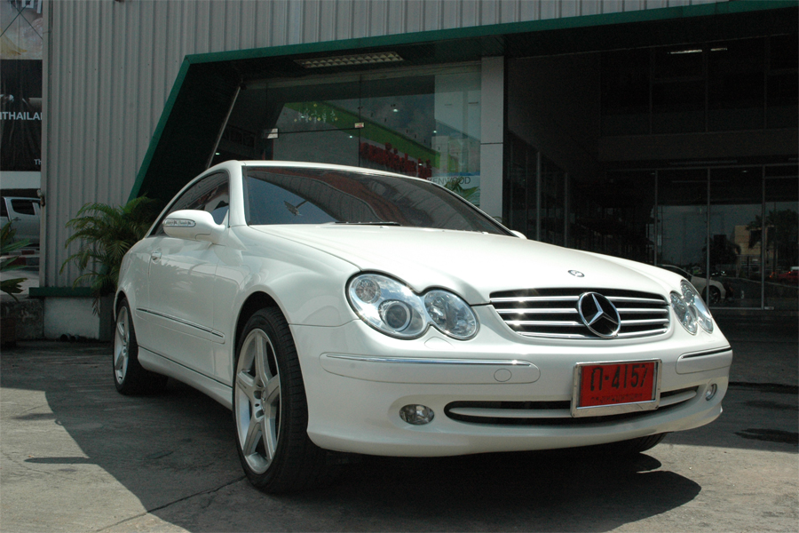 benz clk เปลี่ยนจอ เครื่องเสียง กล้องมองหลัง