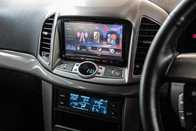 CHEVROLET CAPTIVA ติดตั้ง เครื่องเล่น เครื่องเสียง tv digital ทีวี