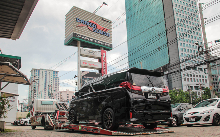 TOYOTA ALPHAD VELLFIRE  เครื่องเสียง จอ ทีวี ดู