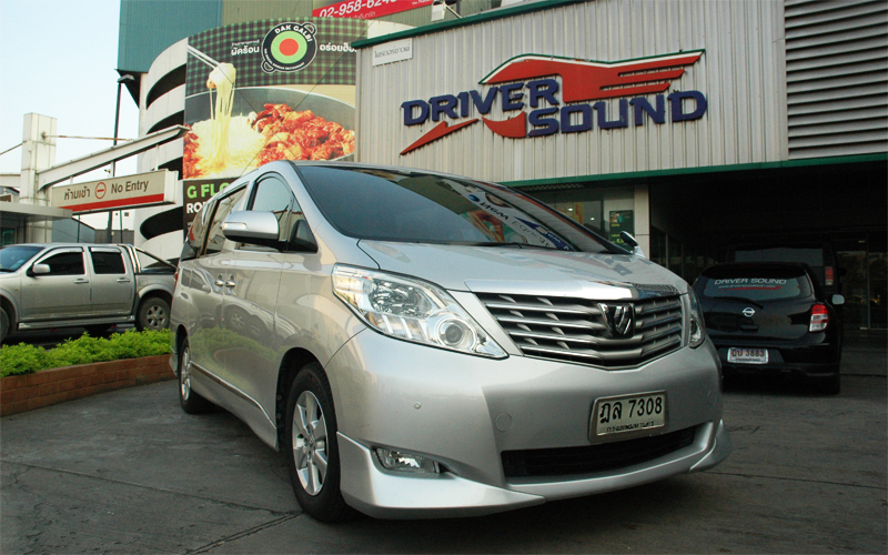 TOYOTA ALPHARD เครื่องเสียง ติดตั้ง