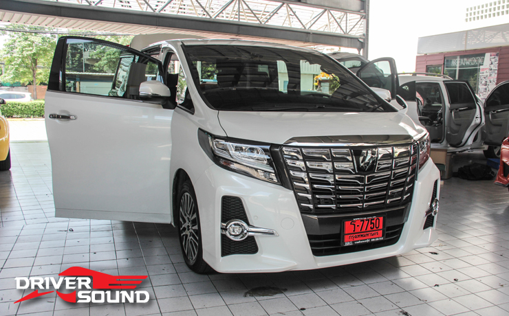 TOYOTA ALPHARD  VELLFIRE เครื่องเสียง ติดตั้ง