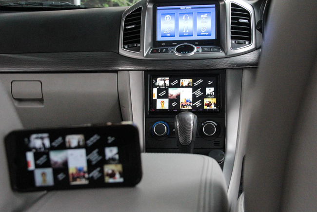 CHEVROLET CAPTIVA ติดตั้ง เครื่องเล่น ดูทีวี tv หน้าจอ digital tv