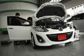 mazda 2 เครื่องเสียง รถยนต์ ลำโพง 