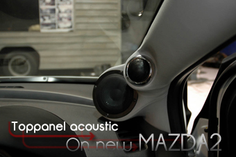 mazda 2 เครื่องเสียง รถยนต์ ลำโพง 