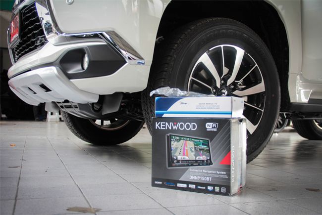 ALL NEW MITSUBISHI PAJERO SPORT ติดตั้ง เครื่องเล่น จอ วิทยุ KENWOOD DNN9150BT