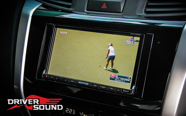 NISSAN NAVARA ดูทีวี tv ในรถ