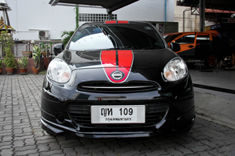 แต่งเครื่องเสียงติดรถยนต์ NISSAN MARCH