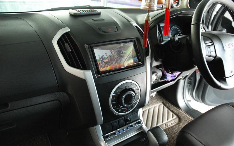 เครื่องเสียง ISUZU ALL NEW D-MAX เครื่องเล่น kenwood dnn9150bt digital tv