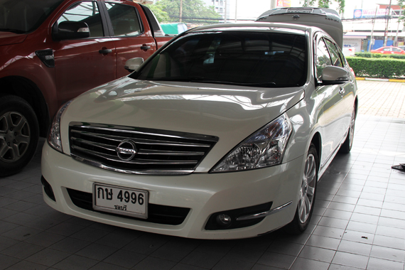 ติดตั้งตู้ลำโพง DIGITAL DESIGNS LE-M08 ใน NISSAN TEANA